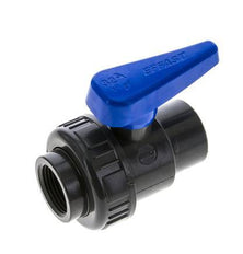 PVC 2-way Ball Valve Single Union Rp 1'' EPDM