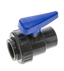 PVC 2-way Ball Valve Single Union Rp 1 1/2'' EPDM