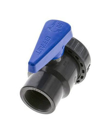 PVC 2-way Ball Valve Single Union Rp 1 1/2'' EPDM