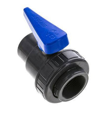 PVC 2-way Ball Valve Single Union Rp 2'' EPDM