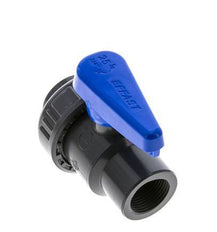 PVC 2-way Ball Valve Single Union Rp 3/4'' EPDM