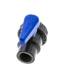 PVC 2-way Ball Valve Single Union Rp 3/4'' EPDM