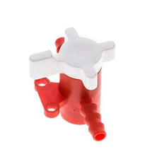 PE 2-way Ball Valve 1/4'' (6 mm) Hose Barbs