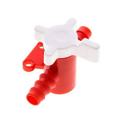 PE 2-way Ball Valve 3/8'' (9 mm) Hose Barbs