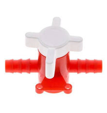 PE 2-way Ball Valve 10 mm Hose Barbs