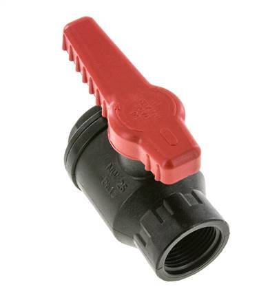 PP 2-way Ball Valve G 1'' PTFE/FKM