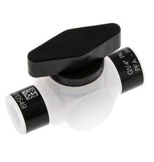 PFA 2-way Ball Valve G 1/4'' FKM Vacuum