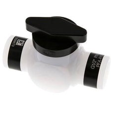 PFA 2-way Ball Valve G 1/2'' FKM Vacuum