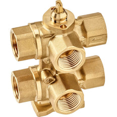6-Way Belimo Characterized Valve Rp1/2 Kvs0.63/0.25 ZoneTight R3015-P63-P25-B1