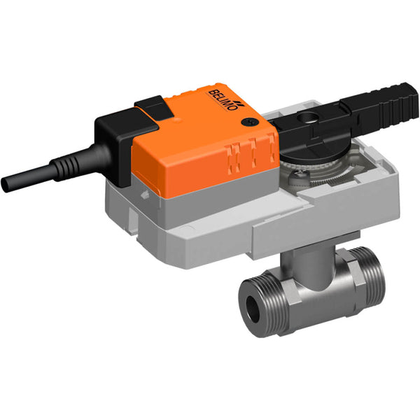 Belimo Ball Valve G1 Kvs8.6 24VAC/DC 90s BACnet/Modbus/MP-Bus 0-10/2-10V 20Nm IP54 R415/SR24A-MOD