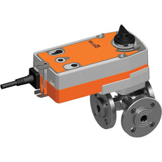 Belimo 3-Way Characterized Valve DN15 Flange Kvs1.6 24VAC/DC Fail-Safe NO 90s 2-10V 10Nm IP54 R7015R1P6-B1/NRF24A-SR-O