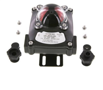 Heavy-Grade Limit Switch Box DPDT Micro Switch 8-250V(AC/DC)/5A
