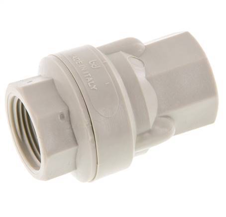 G 3/4'' Polypropylene Check Valve 0.03-6 bar (0.435-87 psi)