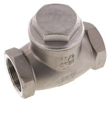 G 3'' Stainless Steel Swing Check Valve 16 bar (232 psi) Metal Seal