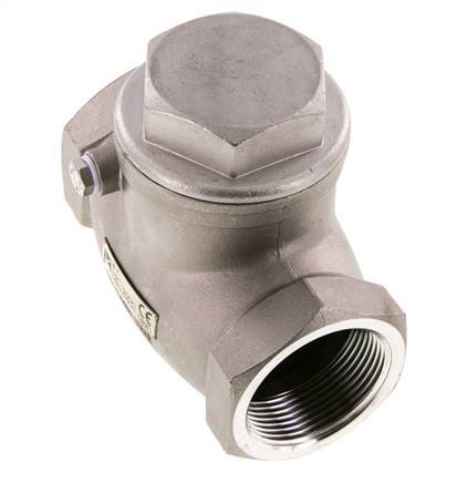 G 3'' Stainless Steel Swing Check Valve 16 bar (232 psi) Metal Seal