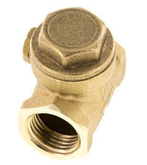 G 1/2'' Brass Swing Check Valve 12 bar (174 psi) NBR Soft Seal