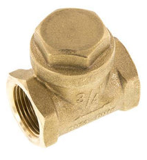 G 3/4'' Brass Swing Check Valve 12 bar (174 psi) NBR Soft Seal