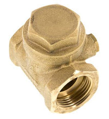 G 3/4'' Brass Swing Check Valve 12 bar (174 psi) NBR Soft Seal