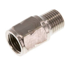 R/Rp 1/4'' M/F Mini Check Valve Nickel-Plated Brass 10 bar (145 psi) NBR With Spring