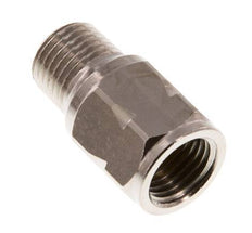 R/Rp 1/4'' M/F Mini Check Valve Nickel-Plated Brass 10 bar (145 psi) NBR With Spring