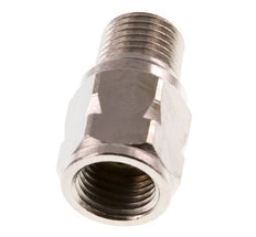 R/Rp 1/4'' M/F Mini Check Valve Nickel-Plated Brass 10 bar (145 psi) NBR With Spring