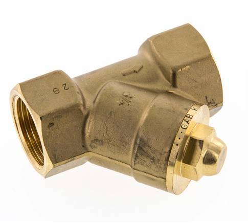 Rp 3/4'' Brass Y Check Valve 10 bar (145 psi) NBR