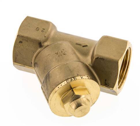 Rp 3/4'' Brass Y Check Valve 10 bar (145 psi) NBR