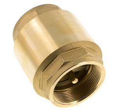 G 3'' Brass Check Valve For Vacuum -0.95..12 bar (-13.7..174 psi)