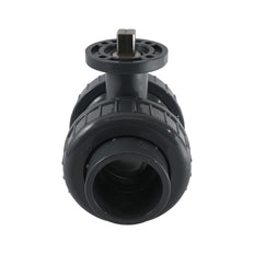50mm 2-Way PVC Ball Valve ISO-Top Socket - 614 - VDL