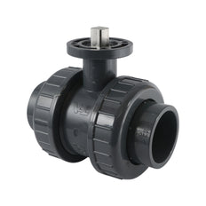 32mm 2-Way PVC Ball Valve ISO-Top Socket - 614 - VDL