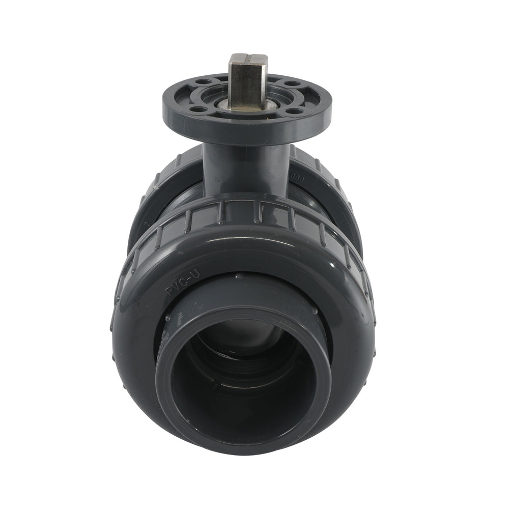 32mm 2-Way PVC Ball Valve ISO-Top Socket - 614 - VDL