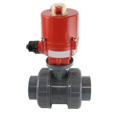 32mm 24V DC VDL 2-way PVC Electrical ball valve