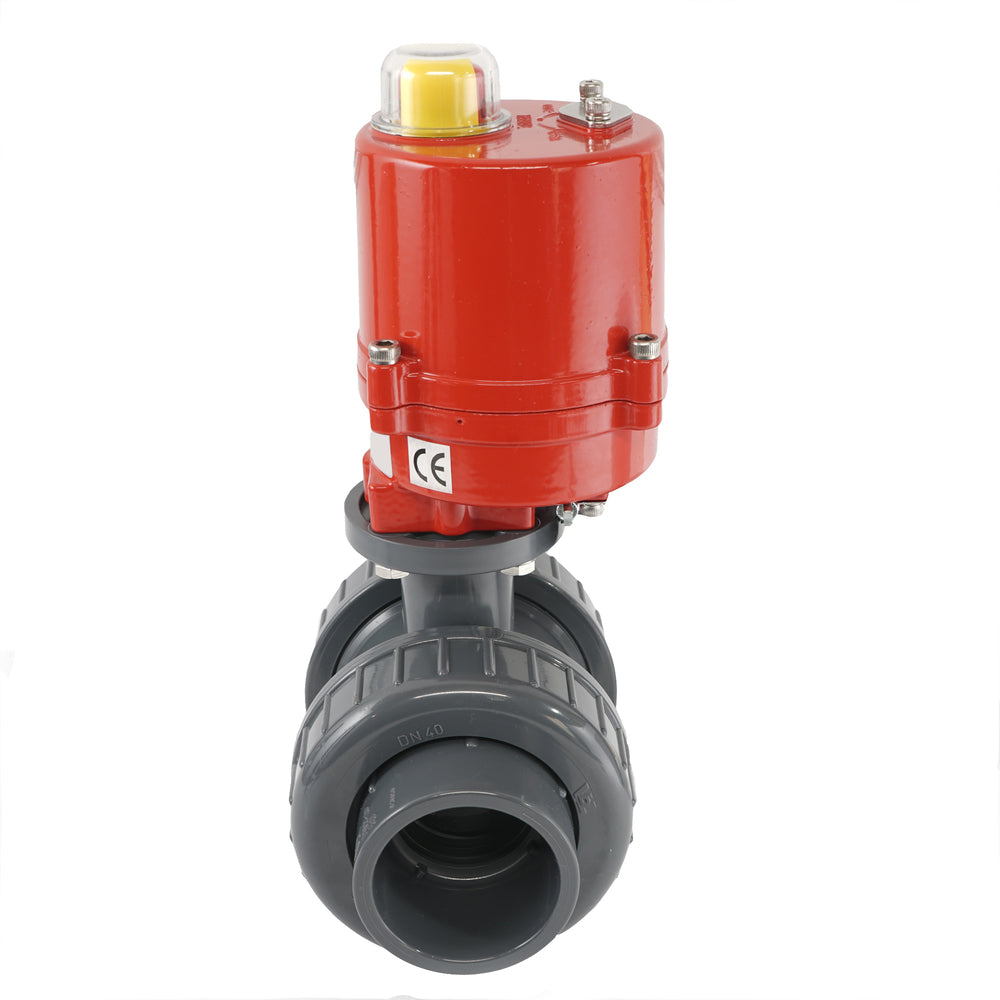 32mm 230V AC VDL 2-way PVC Electrical ball valve