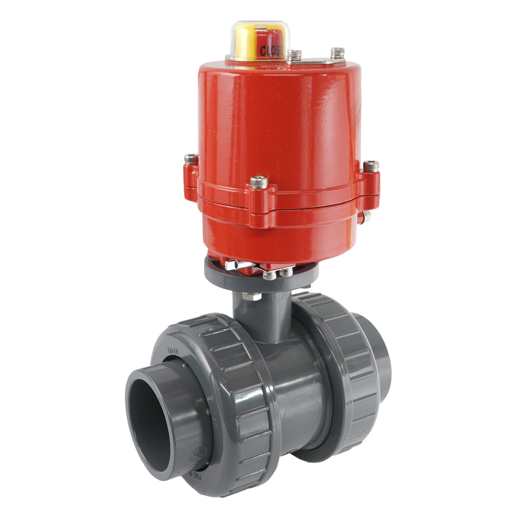 32mm 230V AC VDL 2-way PVC Electrical ball valve
